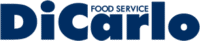 DiCarlo Food Service logo in dark blue letters